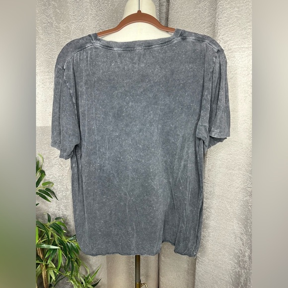 Saint Laurent Paris Men’s Destroyed Archive Logo T-Shirt Faded Wash Sz M - Picture 7 of 13